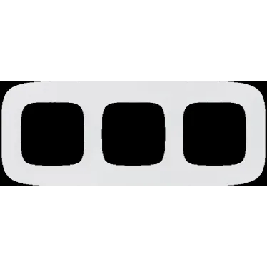 Valena ALLURE Рамка 3 поста белая универсальная