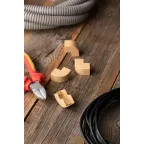 Угол внешний (16х16) (4 шт) Plast под светлое дерево