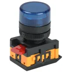 Лампа AL-22TE сигнальная синяя неоновая