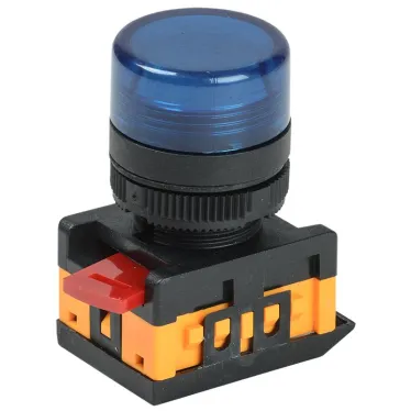 Лампа AL-22TE сигнальная синяя неоновая