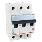 Выключатель автоматический трехполюсный 63А C TX3 6кА