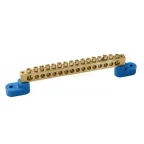 Шина N ноль на двух угловых изоляторах ШНИ-8х12-16-У2-С