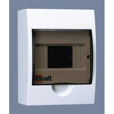 Щит распределительный навесной ЩРн-П-6 IP41 пластиковый прозрачная дверь