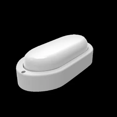 Светильник светодиодный ДБП 12 Вт 980 лм 6500К AC 220В Белый IP65 овал 160х90х46мм Пластик ЖКХ LITE Gauss