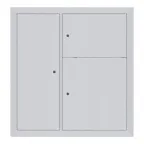 Щит этажный до 8 кв. без окна слаботочка слева (1000х950х150) EKF Basic