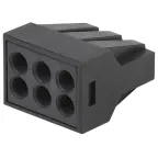 Клемма СМК с пастой серии 306, 6 отверстий, 0,5-2,5 мм2 50 NO-224-54