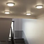 Светильник светодиодный ДБП 24 Вт 1950 лм 4000К AC 220В Белый IP65 круг D210х52мм Пластик ЖКХ Elementary Gauss