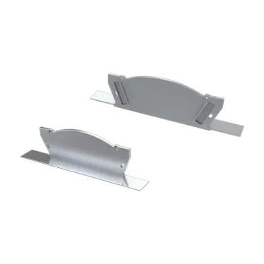 Заглушка для AЛм-ARC-DOUBLE серая с отверстием (ARL, металл)