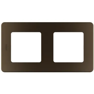 Рамка 2 поста INSPIRIA бронза