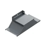 Крышка-ответвитель вертикальный боковой к лотку 400х100, толщина 1,0 мм, Сендзимир цинк