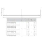 Лоток лестничный 100х600х3000-1,5 мм