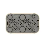 Quteo розетка двойная наружная с заземлением без шторок -16 A - 250 В IP 20 - Дерево