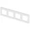 Рамка 4 поста INSPIRIA белая
