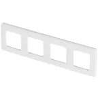 Рамка 4 поста INSPIRIA белая