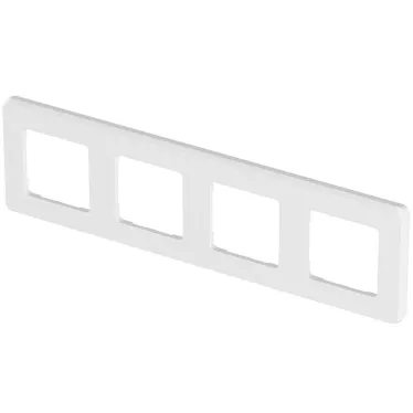 Рамка 4 поста INSPIRIA белая