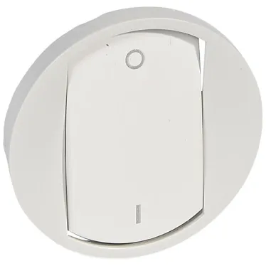 Celiane Лицевая панель Выключатель белый