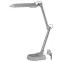 Светильник настольный с лампой PL на струбцине и с основанием серый NL-202-G23-11W-GY