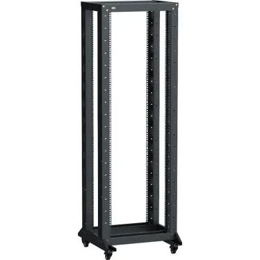 Стойка двухрамная на роликах LINEA F 47U 600х600мм черная