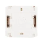 Quteo Переключатель одноклавишный наружный IP44 белый 10А