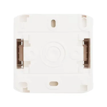 Quteo Переключатель одноклавишный наружный IP44 белый 10А