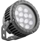 Прожектор светодиодный ДО-12w зеленый IP65