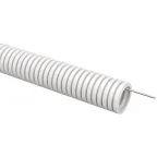 ELASTA Труба гофрированная ПВХ d-50мм с зондом белая (15м) IEK