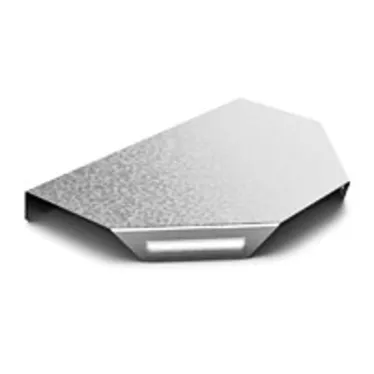 Крышка к угловому соединителю Т-образному к лотку 400, толщина 1,0 мм, Сендзимир цинк