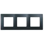 ETIKA Рамка 3 поста антрацит