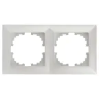 Рамка intro Solo 4-502-06 на 2 поста, СУ, перлам