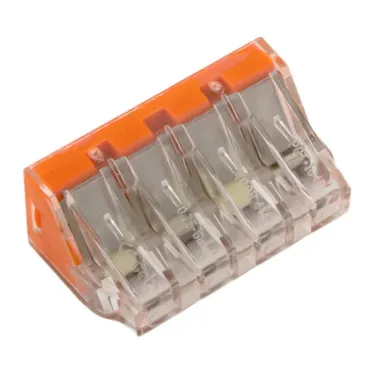 Клемма СМК 773-174 (с пастой) 4 отверстия 2.5-6.0мм2 (уп.50шт.) PROxima