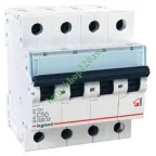 Выключатель автоматический четырехполюсный 63А C TX3 6кА