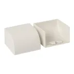 Заглушка (40х25) (4 шт) Plast Белый