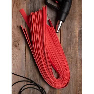 Трубка термоусаживаемая ТУТ нг 20/10 красная в отрезках по 1м PROxima