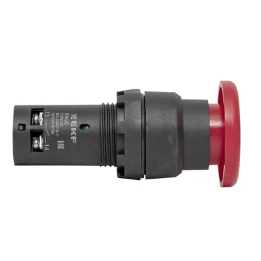 Кнопка SW2C-11MZ повортная красная Грибок 1з+1р