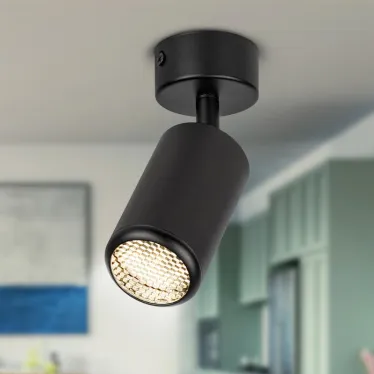 Светильник настенно-потолочный спот IP20 черный OL55 BK MR16 GU10 ЭРА
