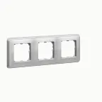 CARIVA Рамка 3 поста алюминий