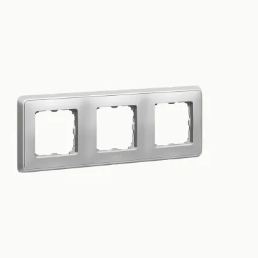 CARIVA Рамка 3 поста алюминий
