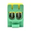 Клемма силовая вводная двойная КСВ 16-50 кв мм. желто-зеленая