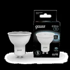 Лампа светодиодная LED 7 Вт 630 лм 4100К софит MR16 нейтральный GU10 AC 220В Black Gauss