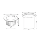 Светильник NOTA LED 18 D15 R 4000K
