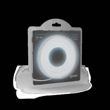 Лента светодиодная LED 2835/60-SMD 4.8 Вт/м 210 лм/м 6500К DC 12В IP20 8мм (блистер 5м) Black Gauss