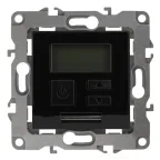 Терморегулятор универс.230В-Imax16А, Эра12, чёрный, 12-4111-06