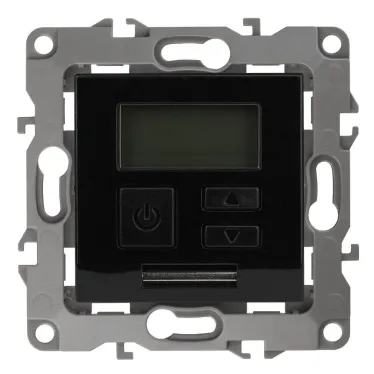 Терморегулятор универс.230В-Imax16А, Эра12, чёрный, 12-4111-06