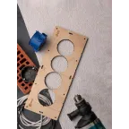 Шаблон для подрозетников c 4 отв. диам. 68 мм Expert