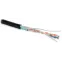 Витая пара F/UTP кат 5 2 пары AWG24 solid OUT PE черный 500м