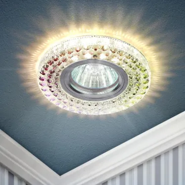 DK LD15 SL RGB/WH Точечные светильники декор cо светодиодной подсветкой MR16, мультиколор