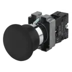 Кнопка управления LAY5-BC21 ''Грибок'' черный 1з