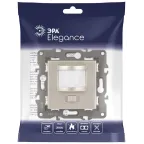 Датчик движения 2-проводной, 180-250В, 200Вт, Эра Eleg, шампань,14-4103-04