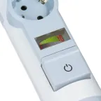 Удлинитель бытовой 4 розетки шнур 3м с заземлением с выключателем с индикацией