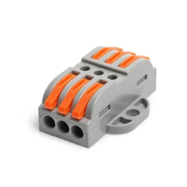 СМК проходная с монтажной площадкой сечение 0,08 - 4 мм2 3-проводная серая (25 шт/уп) Промрукав